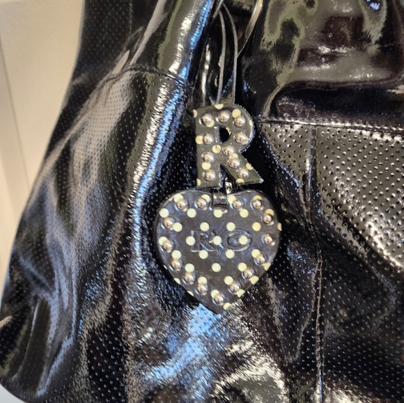 Roberta Gandolfi patent black bag - Picture 3 of 16